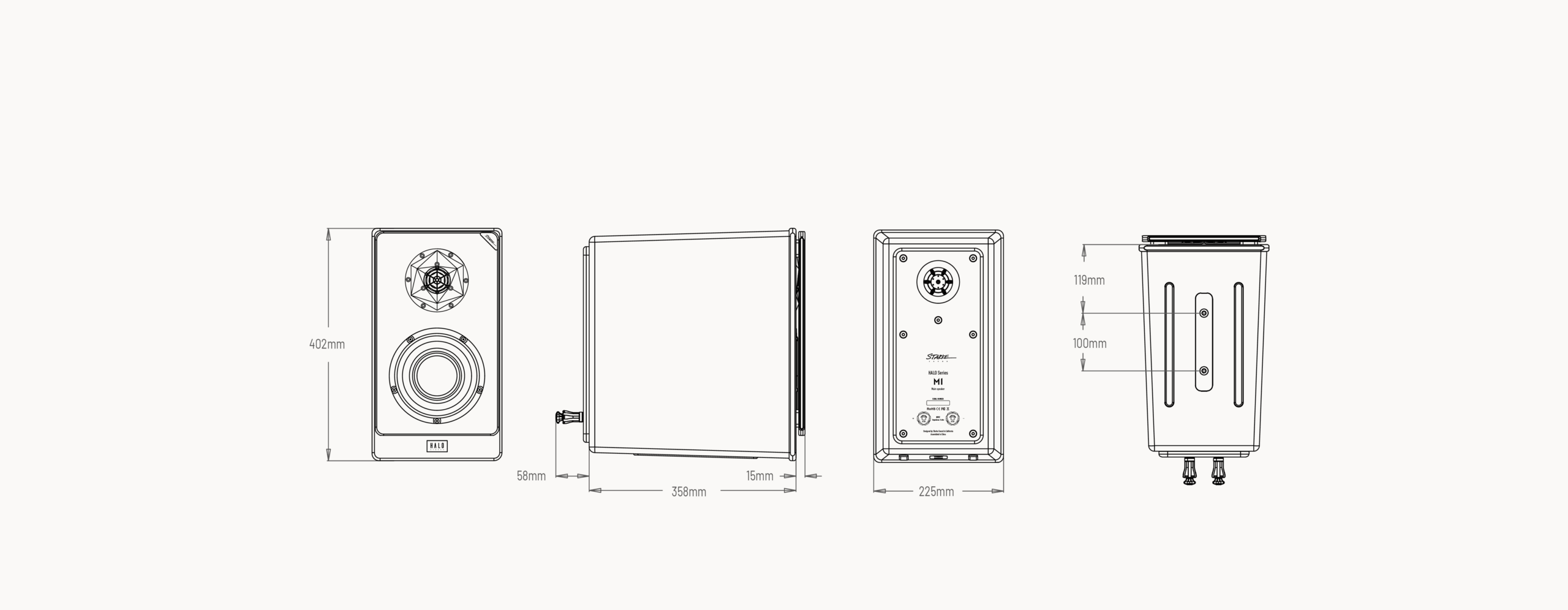 Starke Sound M1 Bookshelf Speaker - Image 14